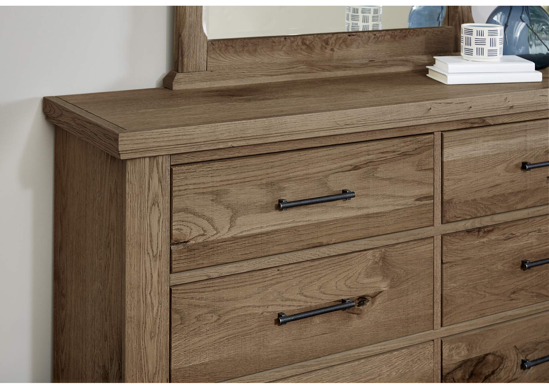 Yellowstone-Chestnut Natural Dresser - 8 Drawer,Vaughan-Bassett