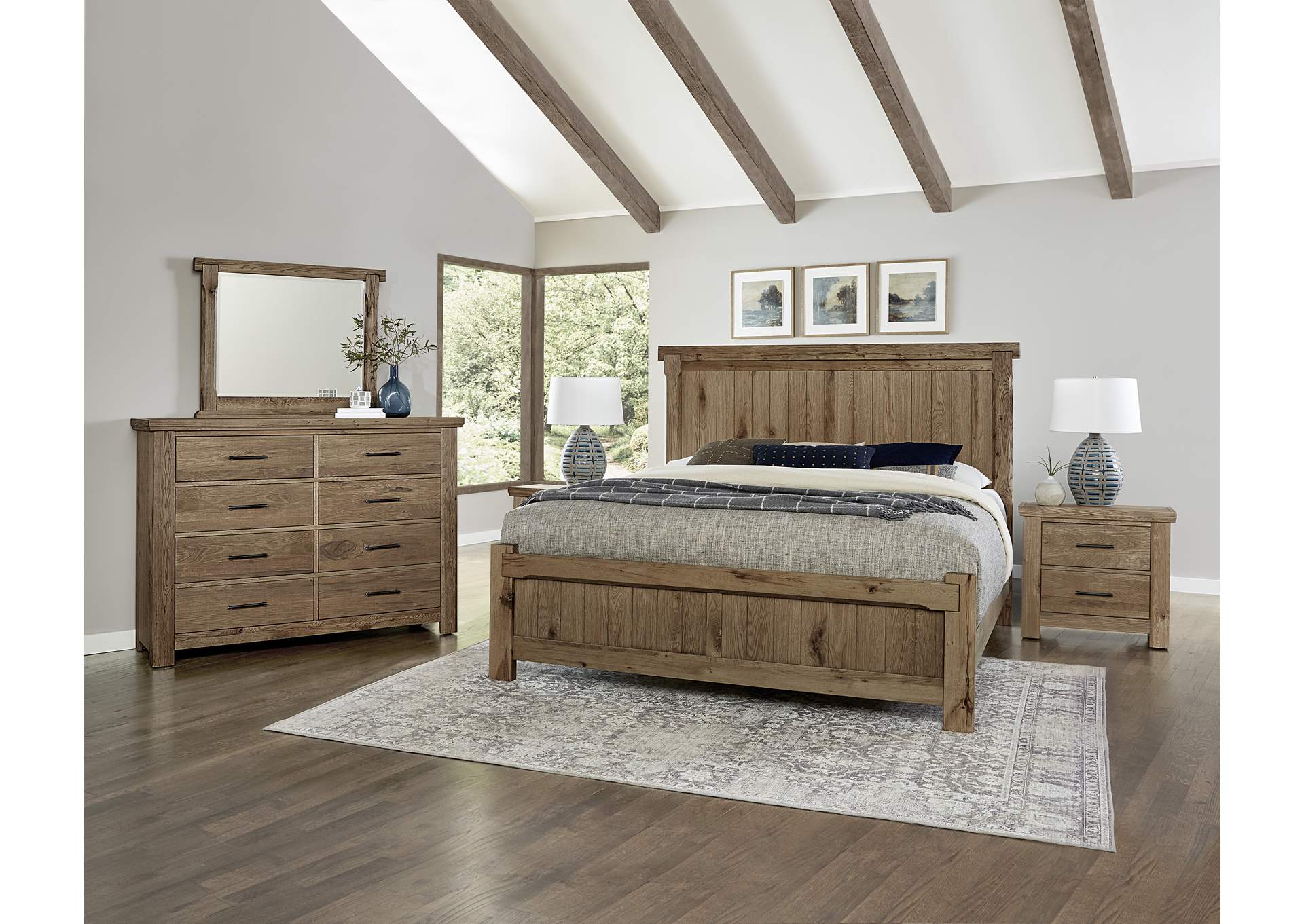 Yellowstone-Chestnut Natural Dresser - 8 Drawer,Vaughan-Bassett