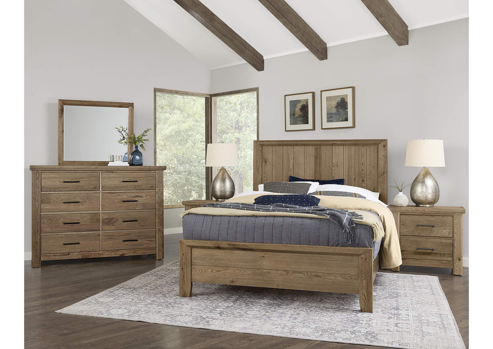 Yellowstone-Chestnut Natural Dresser - 8 Drawer,Vaughan-Bassett