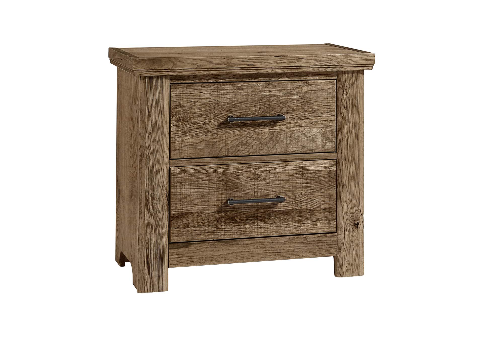 Yellowstone-Chestnut Natural Nightstand - 2 Drawer,Vaughan-Bassett