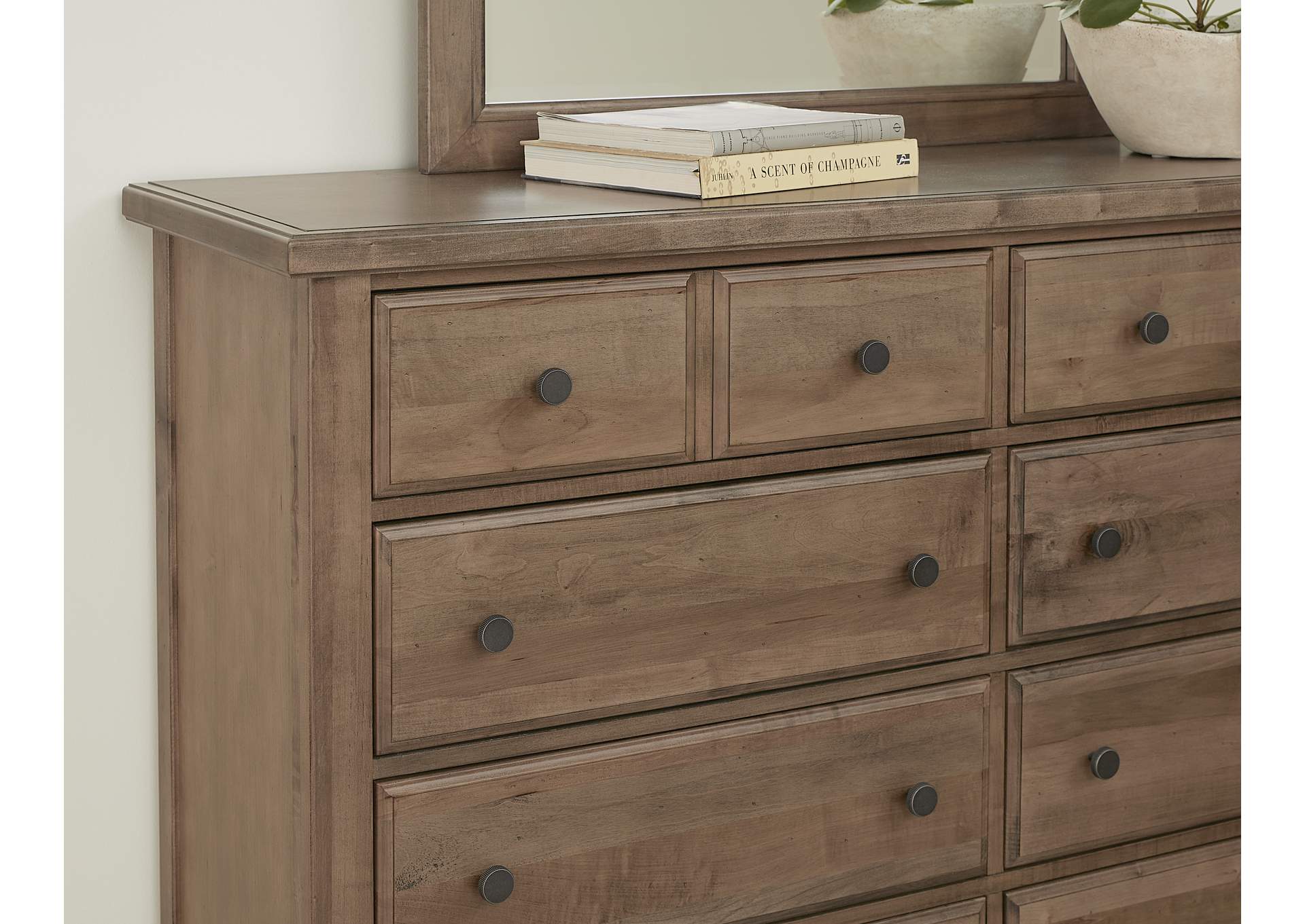 Cool Farmhouse-Natural Dresser - 8 Drawer,Vaughan-Bassett