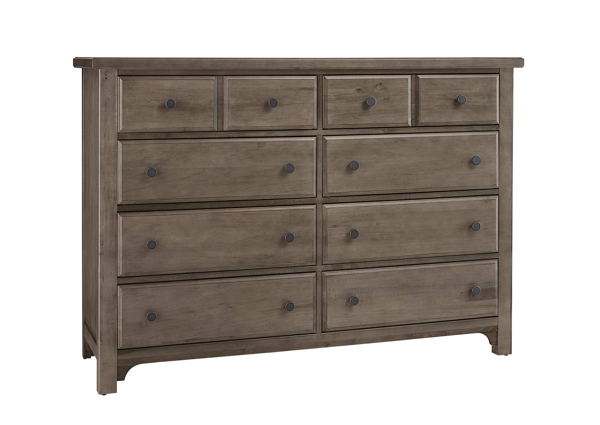 Cool Farmhouse-Grey Dresser - 8 Drawer,Vaughan-Bassett