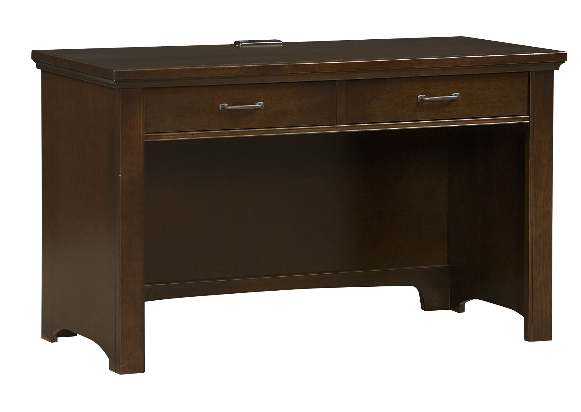 Transitions Dark Cherry Laptop Desk 2 Drawer Power Pack Country House Furniture