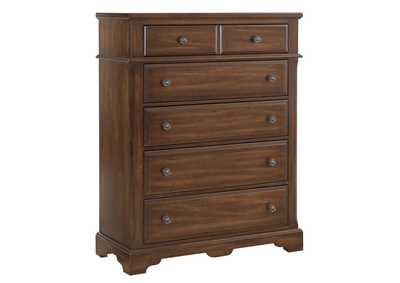 Image for 110 - Heritage-Amish Cherry Chest - 5 Drwr