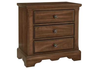 Image for Heritage Amish Cherry Night Stand - 3 Drawer