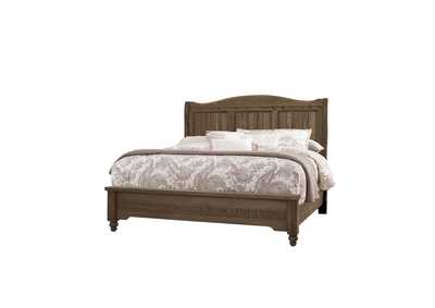 Image for 112 - Heritage-Cobblestone Oak Queen Sleigh Bed