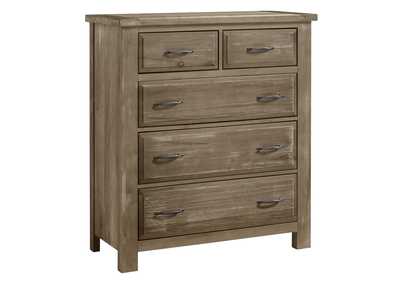 Image for Maple Road Weathered Gray Chest - 5 Drawer