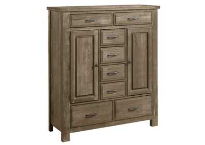 Maple Road Weathered Gray Sweater Chest - 8 Drawer,Vaughan-Bassett