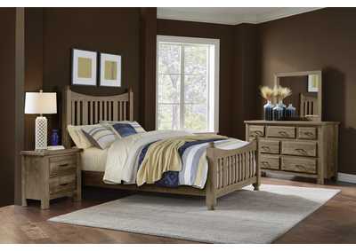 Image for Maple Road Slat Poster Queen Bed w/Dresser and Mirror