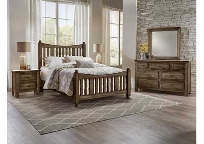 Image for Maple Road Slat Poster Queen Bed w/Dresser and Mirror