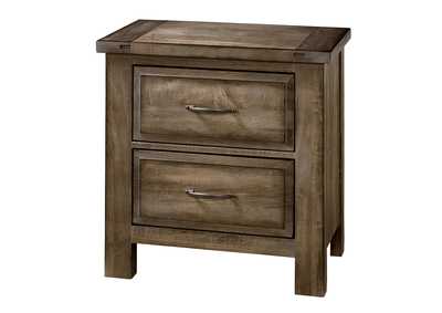 Maple Road Maple Syrup Night Stand - 2 Drawer,Vaughan-Bassett