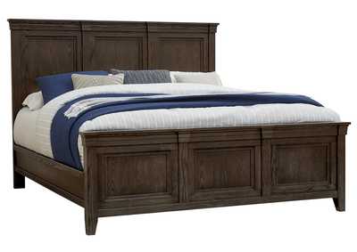 Image for 140 - Passageways-Charleston Brown King Mansion Bed With Mansion Footboard