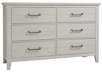 Image for Passageways Oyster Grey Dresser - 6 Drawer