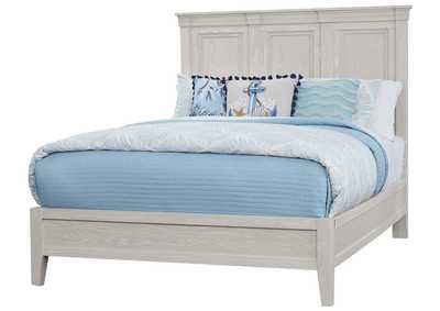 Image for 144 - Passageways-Oyster Grey Queen Mansion Bed With Low Profile Fb