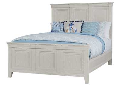 Image for 144 - Passageways-Oyster Grey Queen Mansion Bed With Mansion Footboard