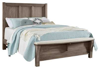 Chestnut Creek Panel Queen Bed w/Footboard5/0,Vaughan-Bassett
