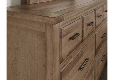 Chestnut Creek Dresser - 6 Drawer,Vaughan-Bassett