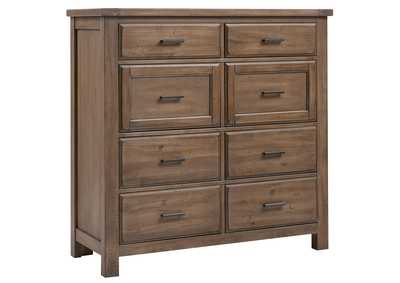 Chestnut Creek Linen Chest - 8 Drawer,Vaughan-Bassett