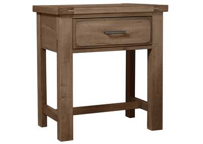 Chestnut Creek Night Stand - 1 Drawer,Vaughan-Bassett