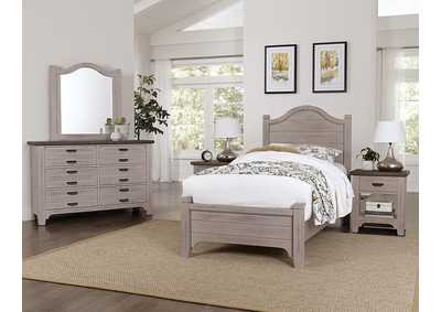 Image for Bungalow Bronco Arch Full Bed w/Dresser and Mirror
