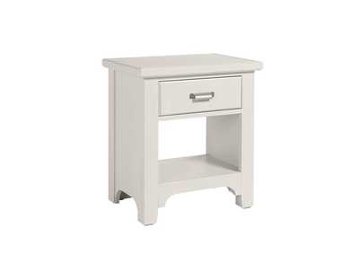 Image for Bungalow Lattice White Night Stand - 1 Drawer