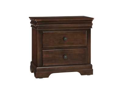 Image for Vista-Warm Cherry Nightstand - 2 Drawer