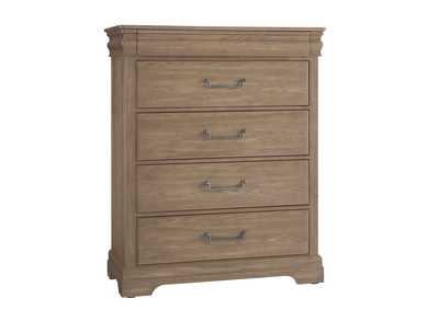 Image for Vista-Natural Oak Chest - 5 Drawer