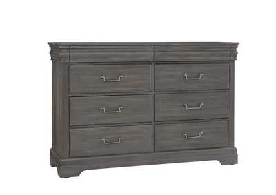 Image for Vista-Grey Oak Dresser - 8 Drawer