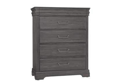 Image for Vista-Grey Oak Chest - 5 Drawer