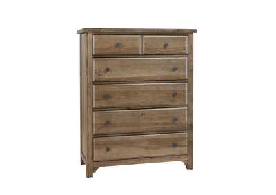 Image for Cool Farmhouse-Natural Chest - 5 Drawer