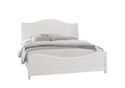 Image for Cool Farmhouse-Soft White Queen Sleigh Bed