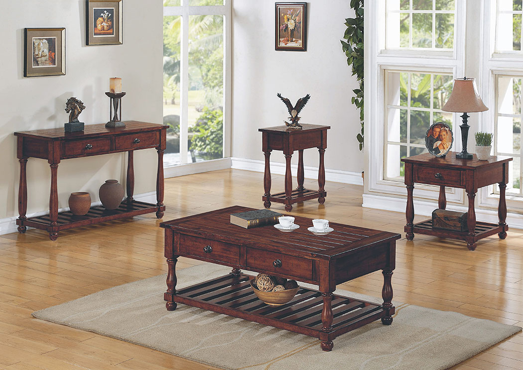 Java 24" End Table,Winners Only
