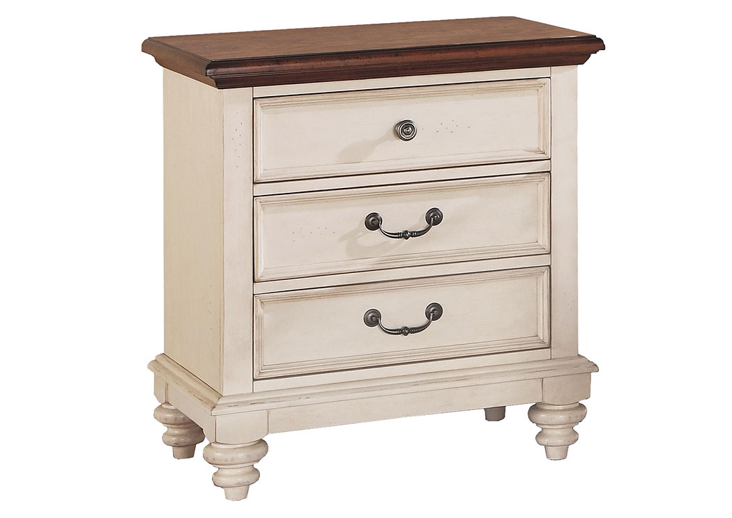 Palm Beach 28" 3-Drawer Nightstand,Winners Only