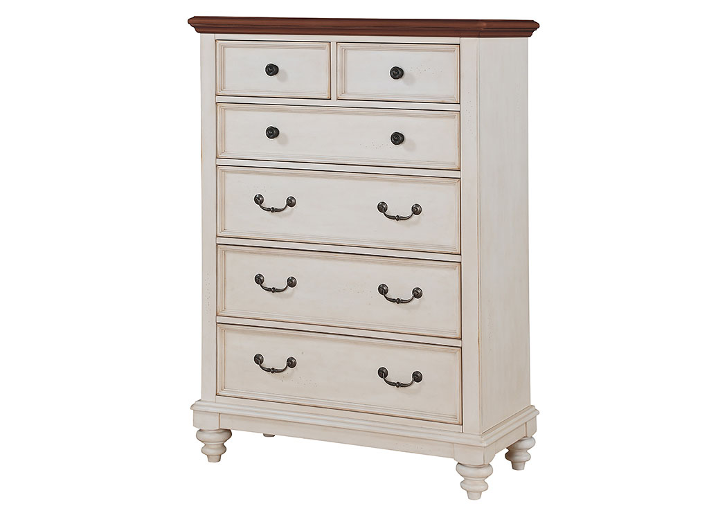 Palm Beach 38" 6-Drawer Chest,Winners Only
