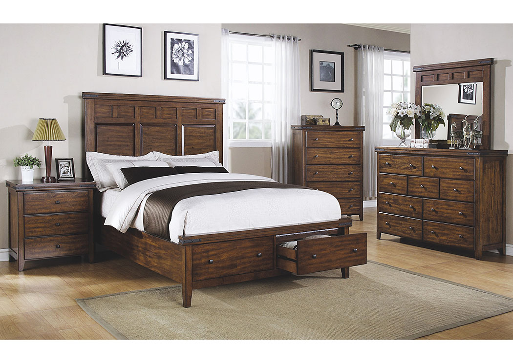 Mango Panel Storage Twin Bed,Winners Only