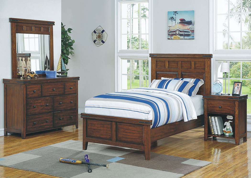 Mango Panel Twin Bed,Winners Only