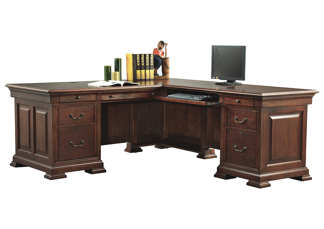 Classic 72" Desk w/50" Return,Winners Only