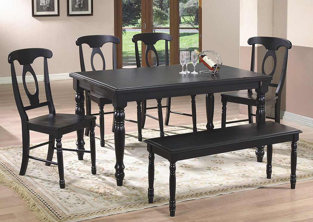 Quails Run - Ebony 60" Leg Table,Winners Only