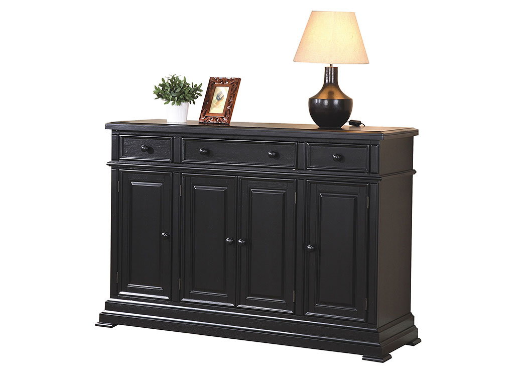 Quails Run - Ebony 58" Side Board,Winners Only