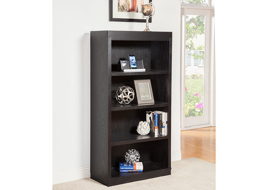 Denver - Ebony 32" Open Bookcase,Winners Only