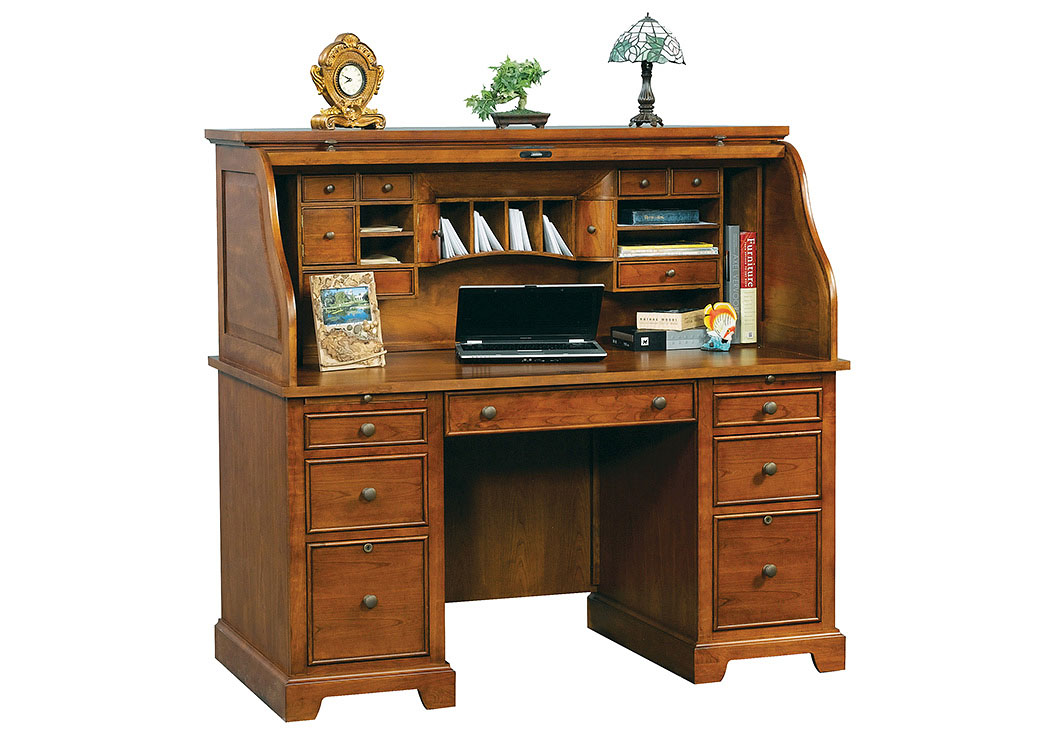 Topaz 57" Roll Top Desk,Winners Only