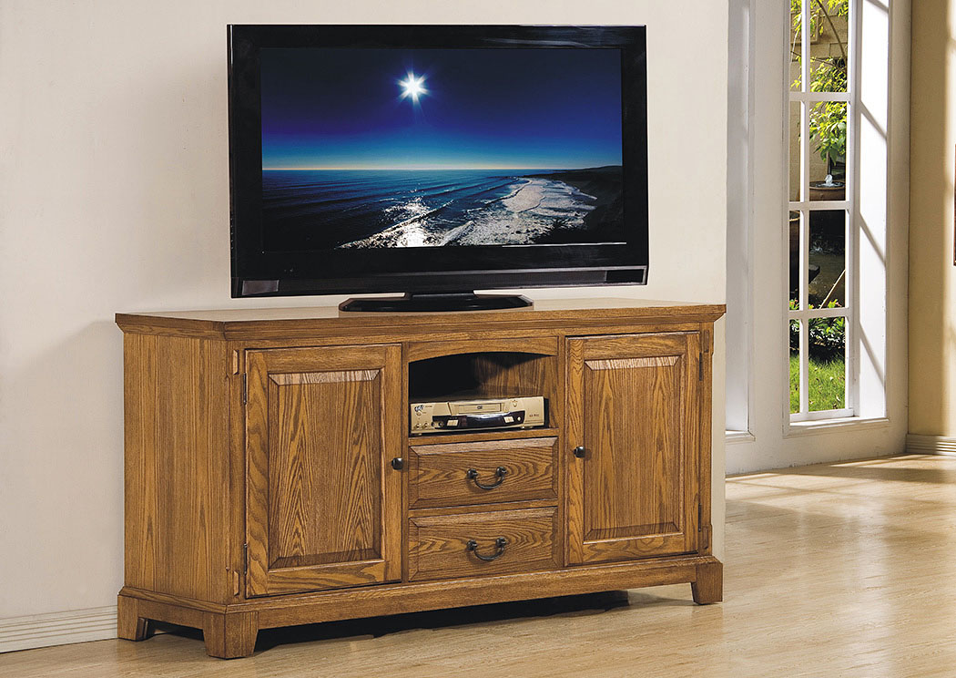 Zahara - Light Oak 64" Media Base,Winners Only