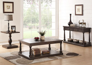 Image for Xcalibur - Espresso 50" Coffee Table