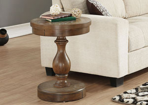 Image for Xcalibur - Gray 20" Round End Table