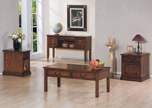 Image for Zahara - Medium Oak 48" Coffee Table