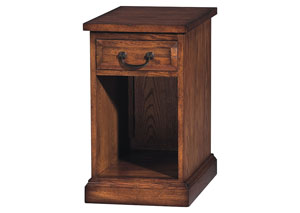 Image for Zahara - Medium Oak 14" Chair Side Table