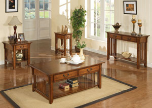 Image for Zahara - Mission Oak 50" Coffee Table