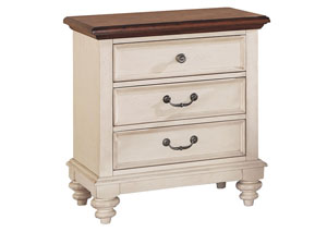 Image for Palm Beach 28" 3-Drawer Nightstand
