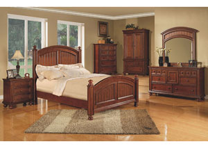 Cape Cod - Chocolate Panel Full Bed