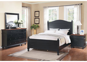 Image for Quails Run - Ebony Panel Full Bed